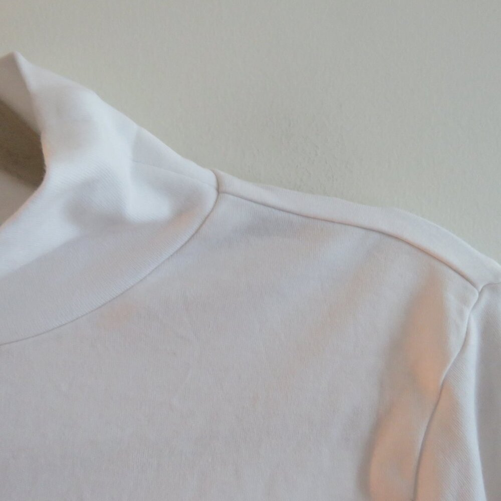 HILL HOUSE HOME The Luna Bodysuit in White Jersey Minimalist Neutral - Size S - Picture 6 of 15
